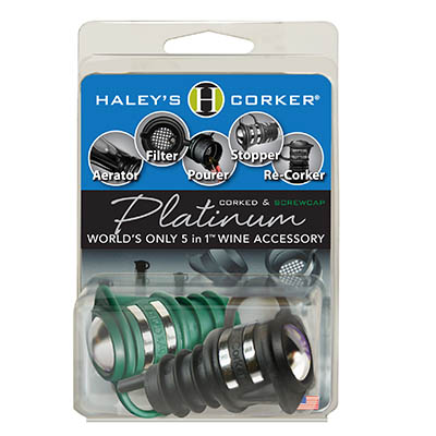 Haley's Corker® Platinum Double-Carded Clamshell (Cases of 36 qty)