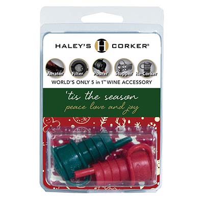 Haley's Corker® Green & Red Holiday Corker Set